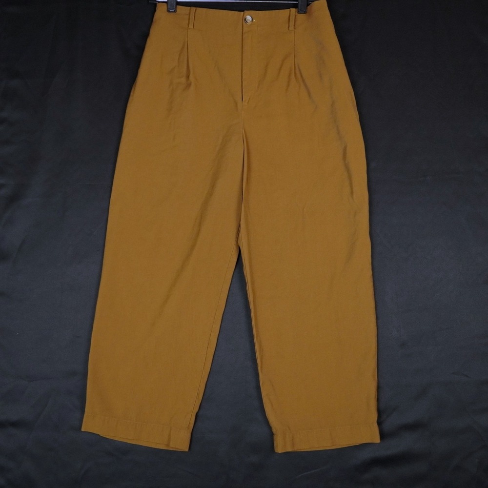 Uniqlo Pants Women L 30-31 inch Brown Casual Rayon Blend Straight Fit